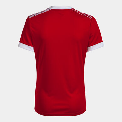 Maglia a manica corta donna Eco Supernova rosso bianco