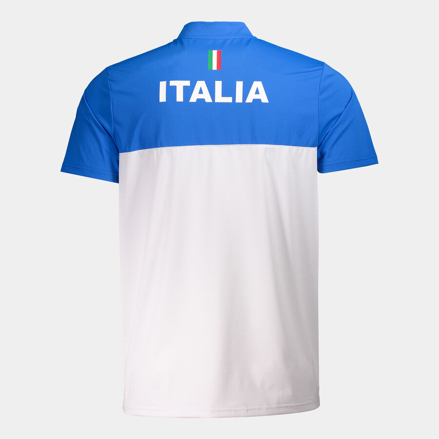 POLO MANGA CORTA FED. ITALIA TENIS