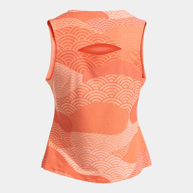 Débardeur sans manches femme Challenge orange