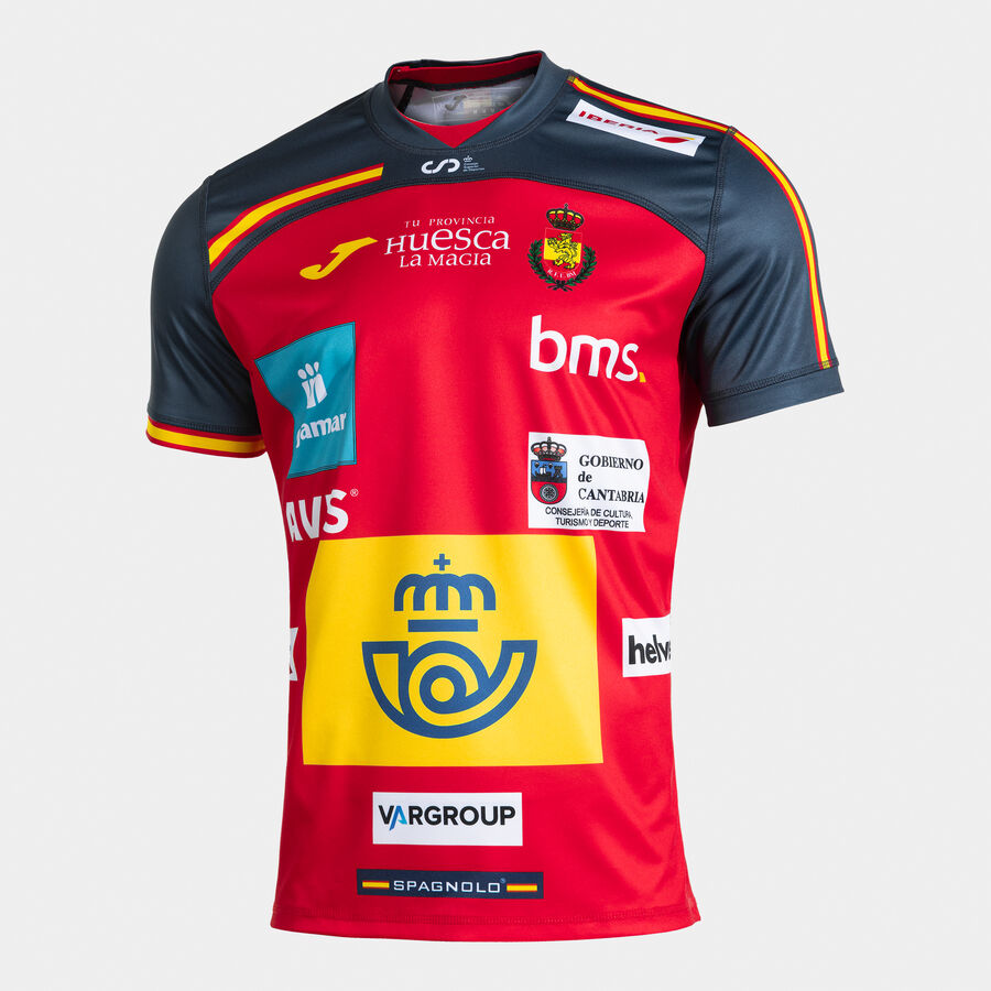 CAMISETA MANGA CORTA COMP. OFI. FED. BALONMANO ESPA&Ntilde;A