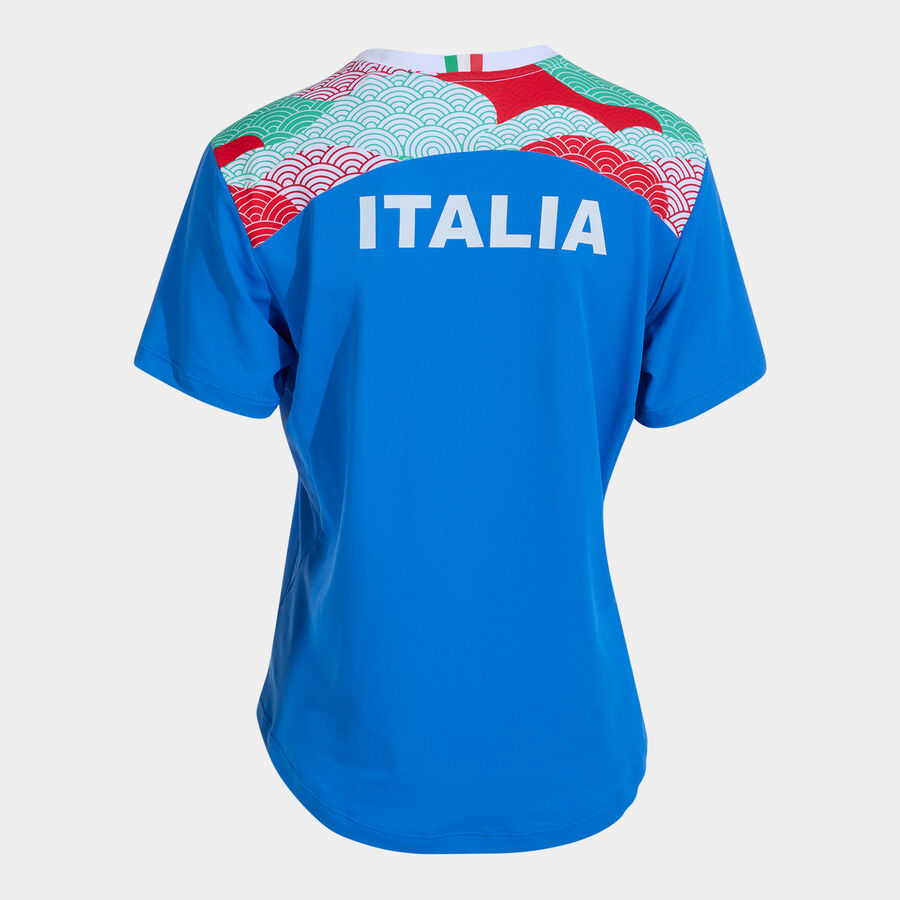 CAMISETA MANGA CORTA MUJER COMP. OFI. FED. ITALIA TENIS Y PADEL
