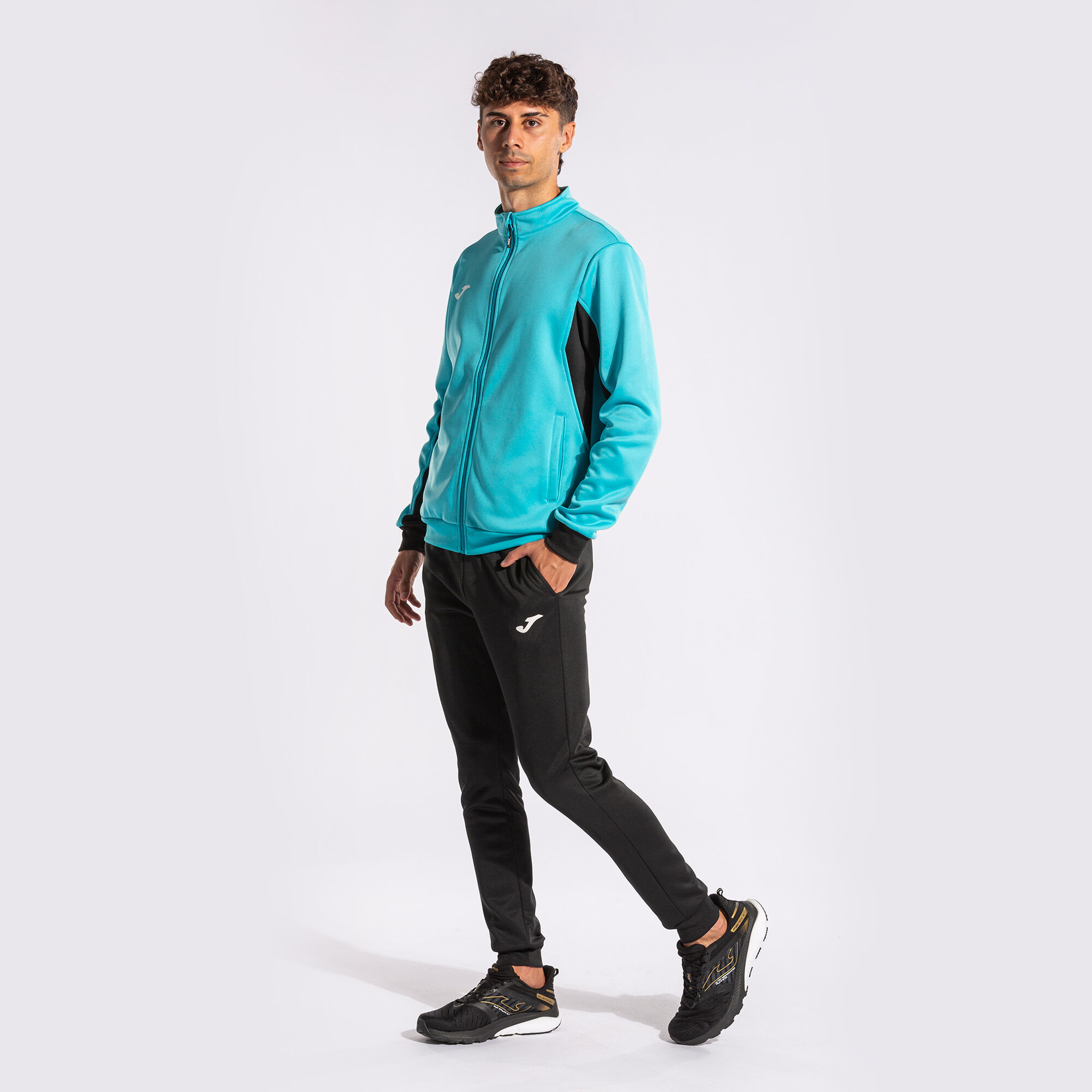 アタランタ Joma ジャージセット 青黒 Tracksuit man Lider royal blue dark navy | JOMA®