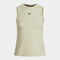 Camiseta sin mangas mujer Crono beige