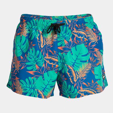 Swimming trunks man Santa Mónica green blue