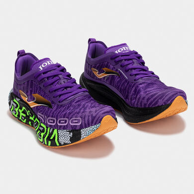 Chaussures running R1000 25 Course Behobia - San Sebasti&aacute;n unisexe violet