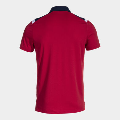 Polo manga corta hombre Toledo rojo marino