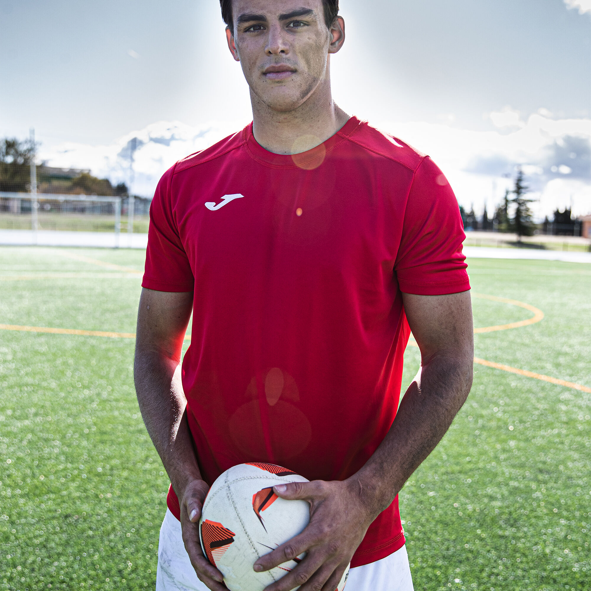 Shirt short sleeve man Strong red | JOMA®
