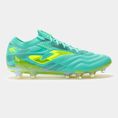 Botas fútbol Powerful Cup 25 terreno firme FG turquesa
