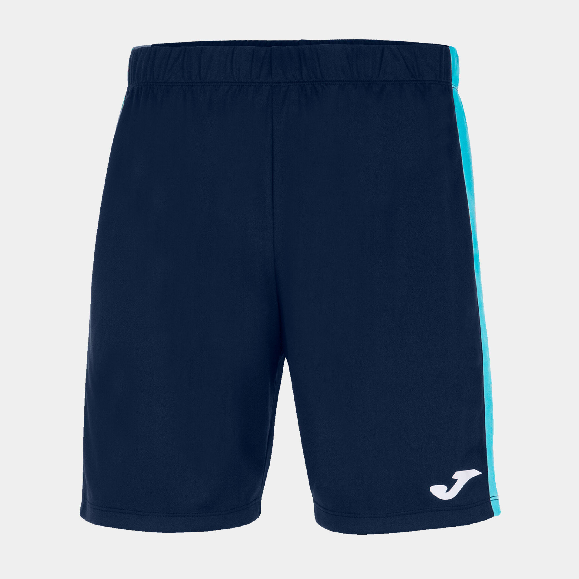 Shorts man Maxi navy blue fluorescent turquoise