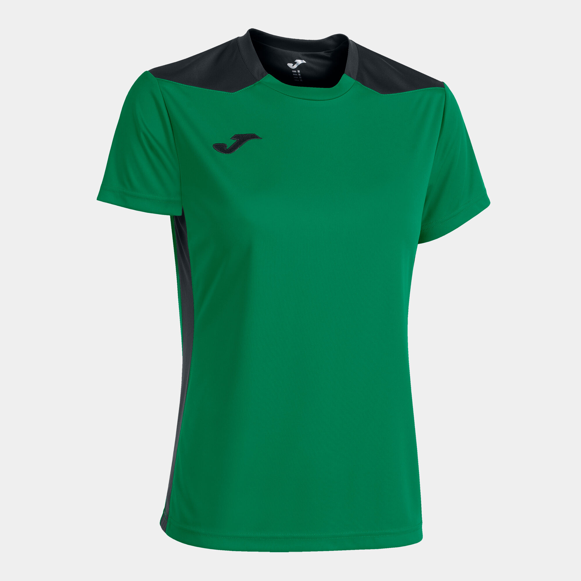 T-shirt manga curta mulher Championship VI verde preto