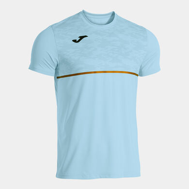 Kurzarmshirt mann Record III himmelsblau