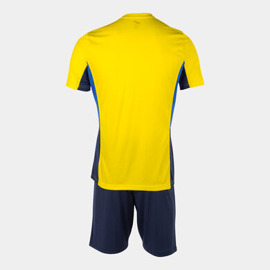 Conjunto homem Danubio II amarelo azul marinho azul royal