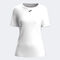 Camiseta manga corta mujer Indoor gym blanco