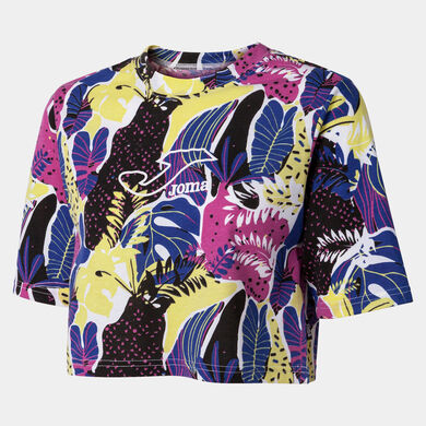 Tricou cu mânecă scurtă damă California albastru