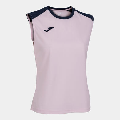 Tricou cu bretele damă Eco Championship roz bleumarin