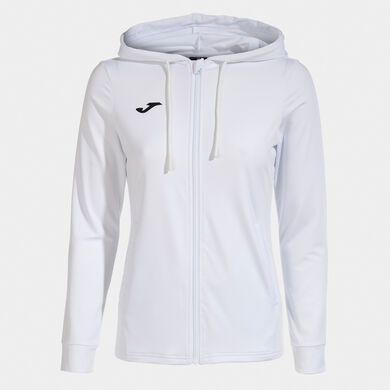 Chaqueta con capucha mujer Sculpture II blanco