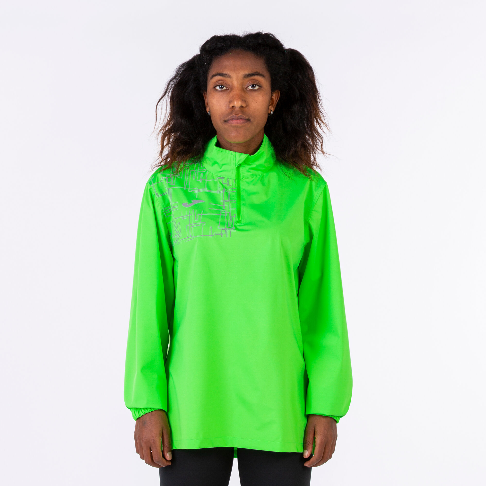 Sweatshirt woman Elite VIII fluorescent green