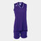 Conjunto mulher Atlanta roxo branco