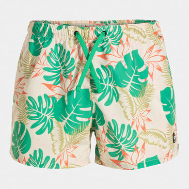 Schwimmshorts mann Santa Mónica beige grün
