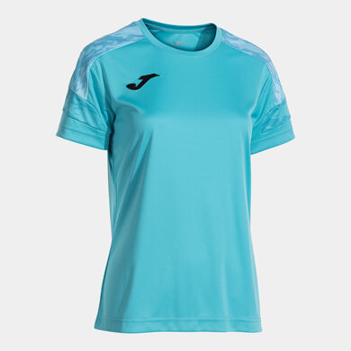 Camiseta manga corta mujer Championship VIII turquesa fl&uacute;or
