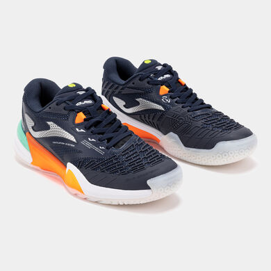 Chaussures Roland Men 26 terrain dur homme bleu marine orange