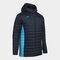 Anorak man Urban V navy blue fluorescent turquoise
