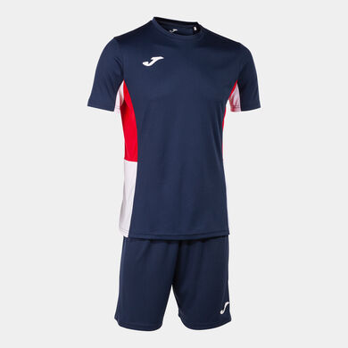 Set mann Danubio II marineblau rot weiß