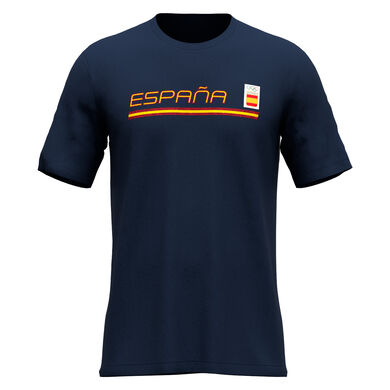 Tricou cu m&acirc;necă scurtă plimbare Comitetul Olimpic Spaniol damă