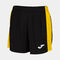 Shorts woman Maxi black yellow