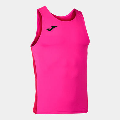 Schulterriemen-shirt mann R-Winner neon-rosa