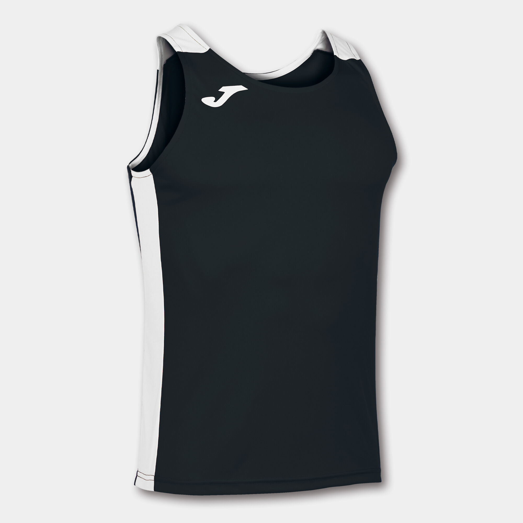 Schulterriemen-shirt mann Record II schwarz weiß