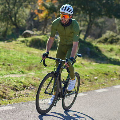 Cycling shorts man Crono green