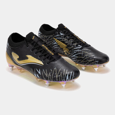 Football boots Striker 25 soft ground black