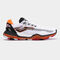 Zapatillas Point Men 23 clay hombre blanco negro naranja