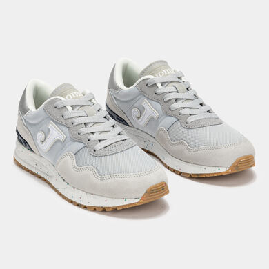 Zapatillas casual C.367 Lady 25 mujer blanco gris