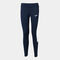 Legging long femme Eco Championship bleu marine blanc