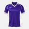 Polo shirt short-sleeve man Vintage Eco Retro violet white