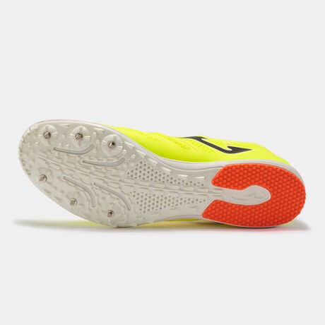 Zapatillas running 6729 Spikes clavos unisex amarillo