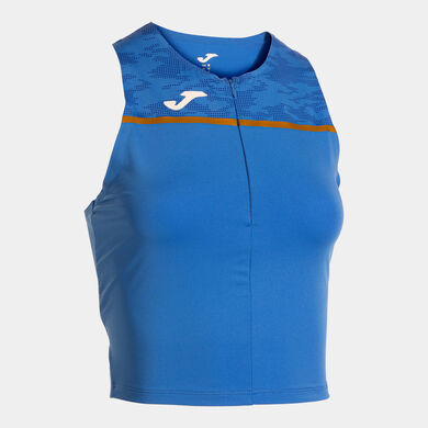 Top femme Record III bleu roi