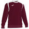 Sudadera hombre Championship V burdeos blanco