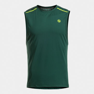 Sleeveless t-shirt man Indoor Gym green