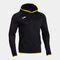 Hooded sweater man Combi Premium black yellow