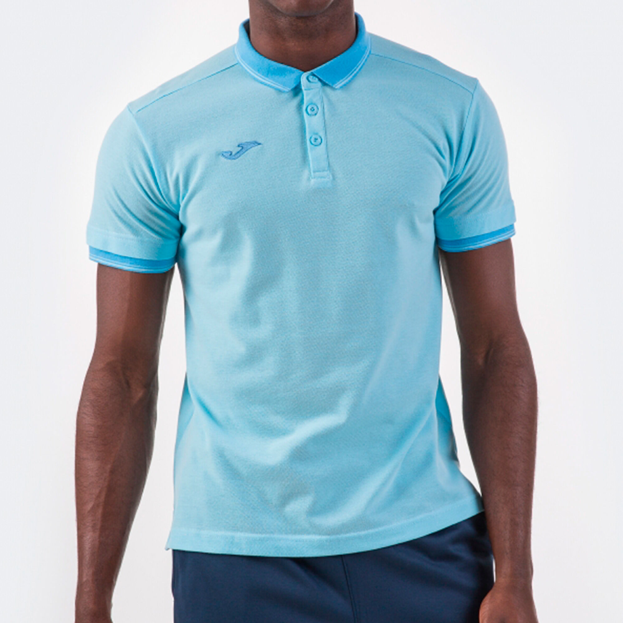 Polo manga corta hombre Bali II celeste
