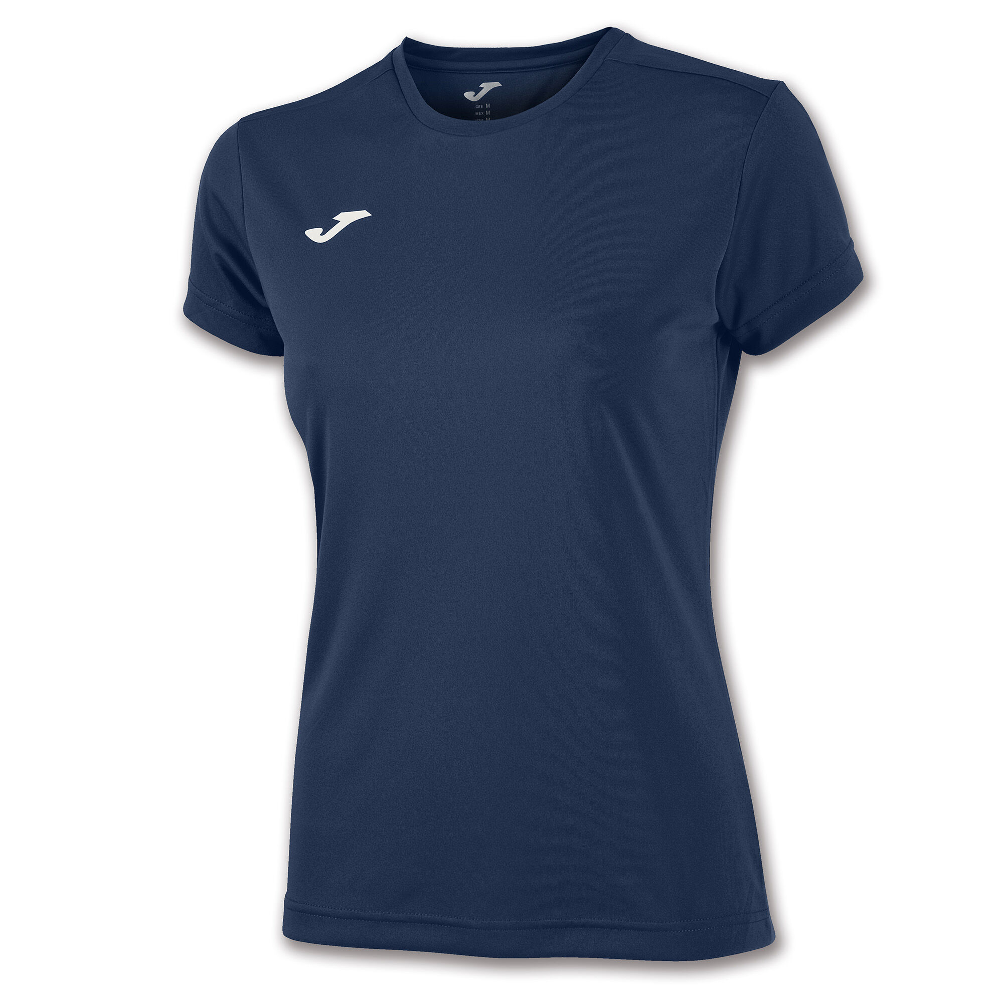 T-shirt manga curta mulher Combi azul marinho