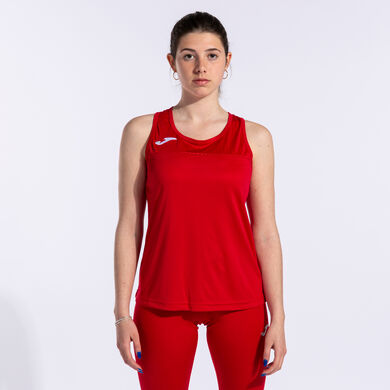 Tank top woman Montreal red