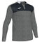 Polo manga larga hombre Winner II gris melange negro
