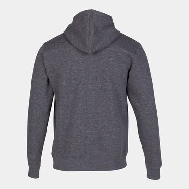 Hooded sweater man Montana melange gray