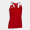 Camiseta tirantes mujer Record II rojo blanco