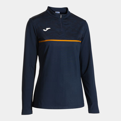 Sweatshirt frau Record III marineblau
