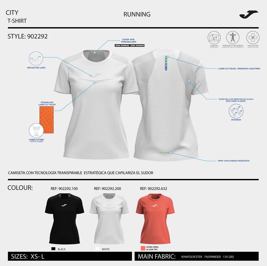 CAMISETA MANGA CORTA R-CITY